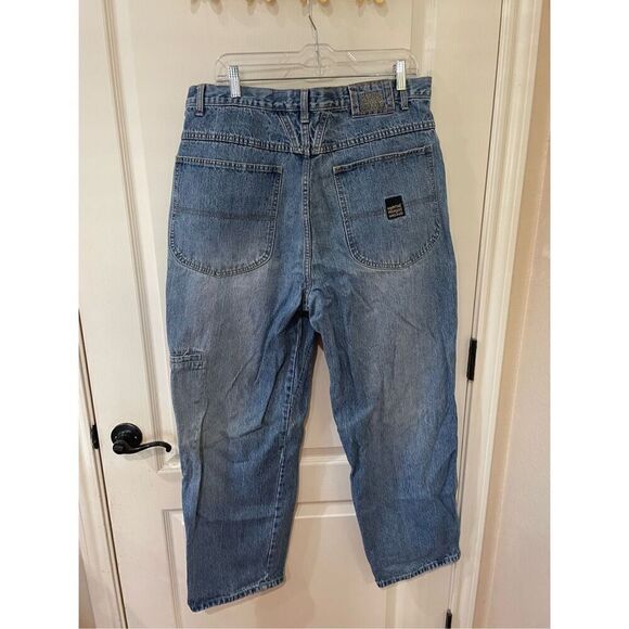 VTG Y2K Marithe Francois Girbaud Jeans Mens 36 Blue Denim Hip-Hop Streetwear - Picture 6 of 7